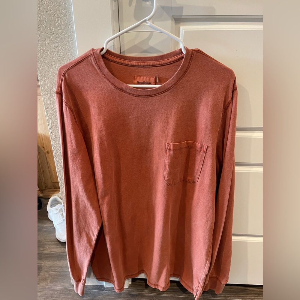 Texas Longhorn Orange long sleeve shirt.